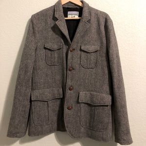 Jachs Cabin Coat Wool-blend Charcoal Small